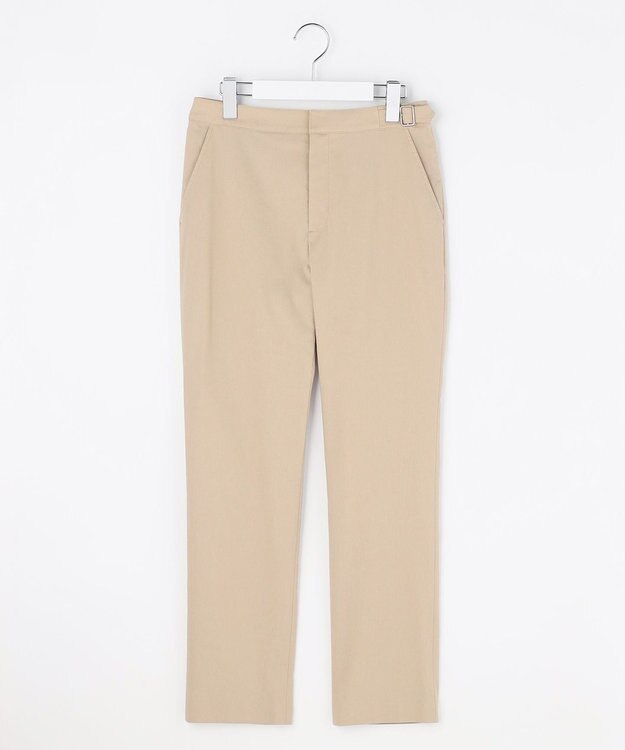 J.PRESS LADIES 【WEB限定カラーあり】セルロースリネンストレッチ テーパード パンツ ベージュ系