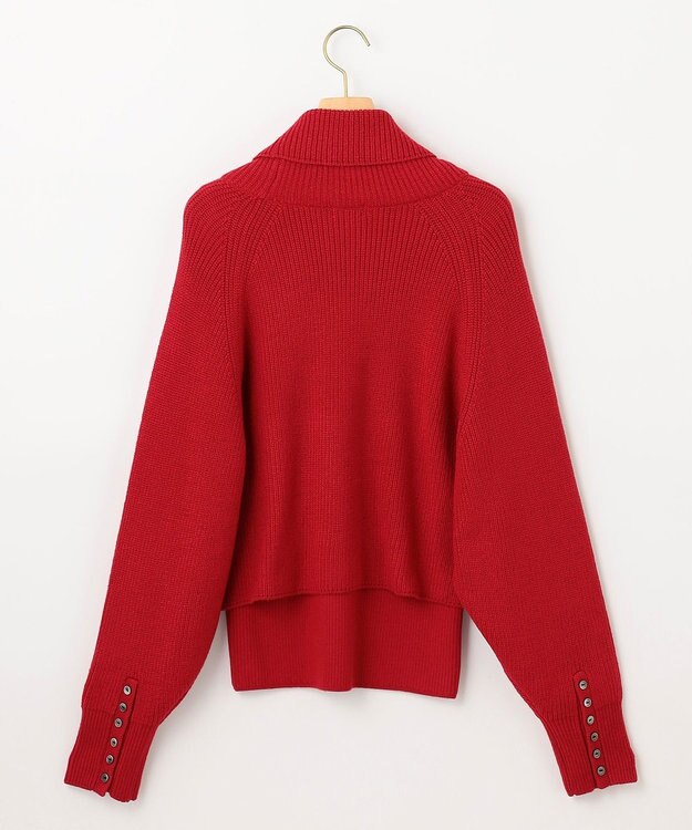 組曲 【WEB限定・2SET】オフショル風NEWツイン ニット チェリーレッド系