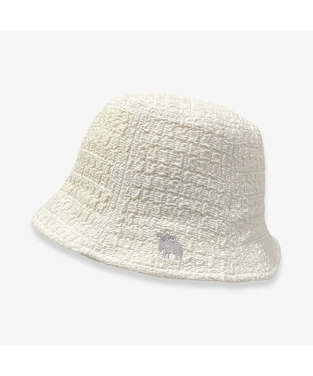 林八百吉商店 moz  キッズ　シャーリングハット アイボリー