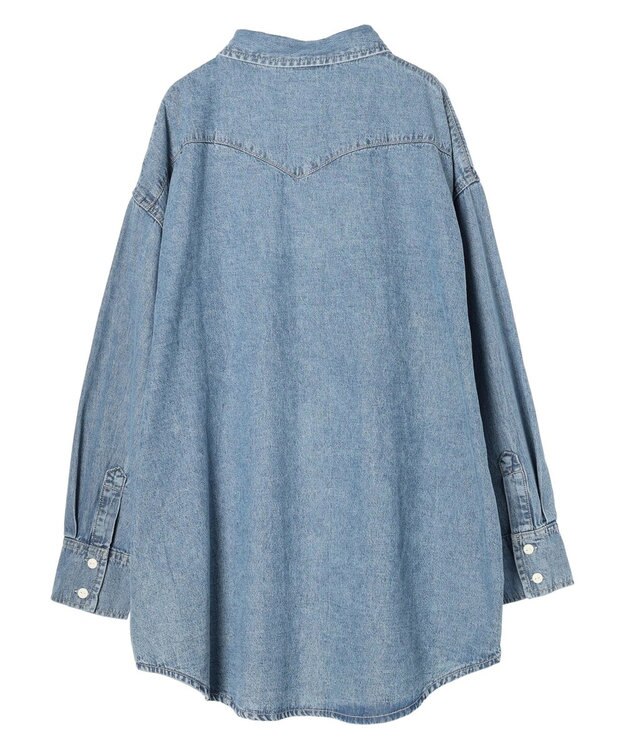 Green Parks ウエスタンＢｉｇデニムシャツ Indigo