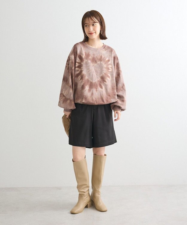 Green Parks ・ＳＵＧＡＲ　ＳＰＯＯＮ　ハートタイダイスウェット Brown