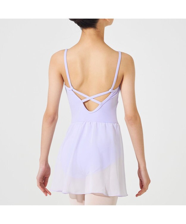 Chacott スカート付レオタード ラベンダー