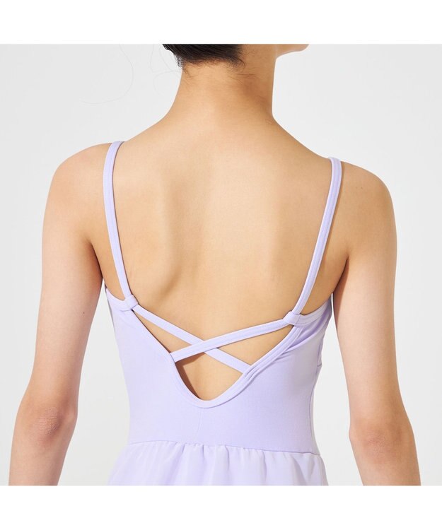 Chacott スカート付レオタード ラベンダー