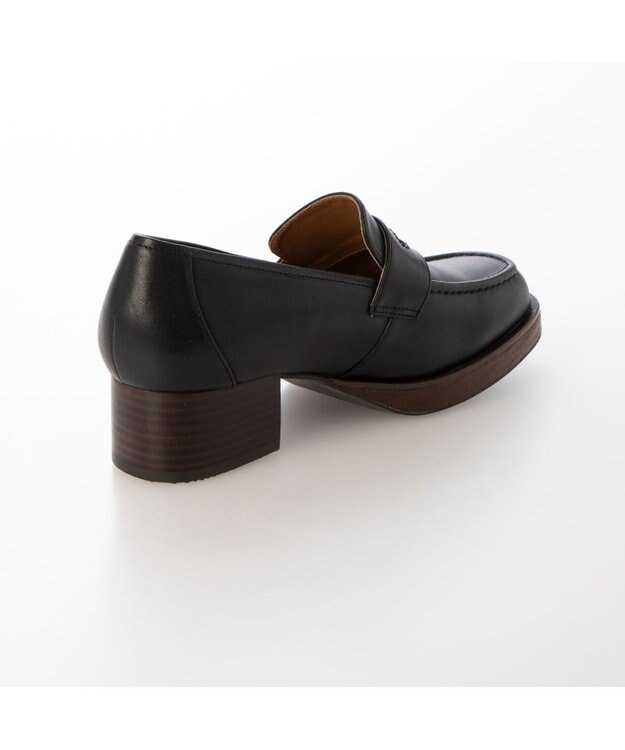 ing <ing>ストーム入りヒールローファー ブラック