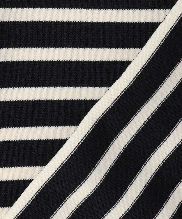 組曲 S 【先行予約・WEB限定】クリアストレッチビジューレーン6分袖 ニット ブラック系2