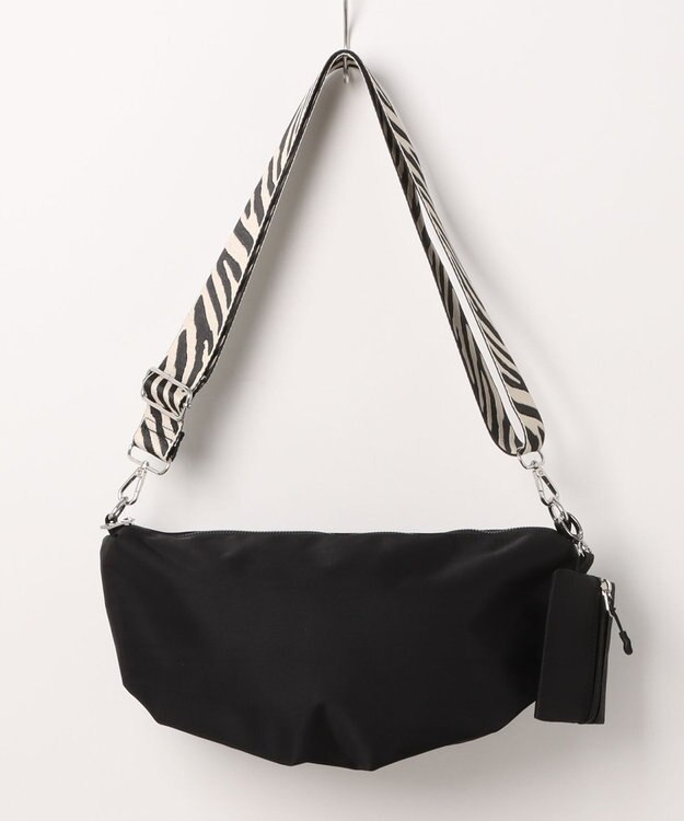 UNBILLION カシュカシュ cachecache / ワイドテープナイロンショルダー ブラック