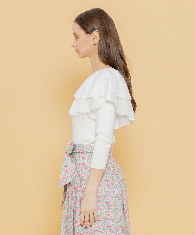 TOCCA 【洗える！】VOYAGE FRILL トップス アイボリー系