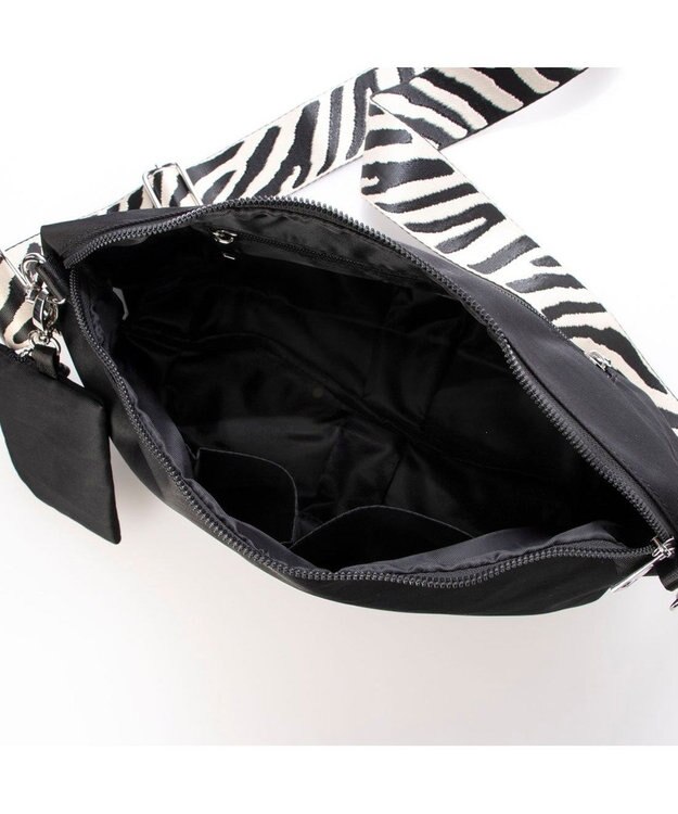 UNBILLION カシュカシュ cachecache / ワイドテープナイロンショルダー ブラック