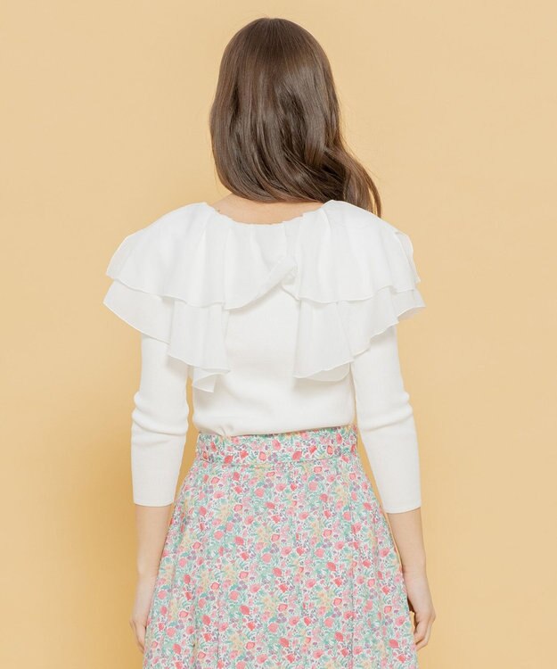 TOCCA 【洗える！】VOYAGE FRILL トップス アイボリー系