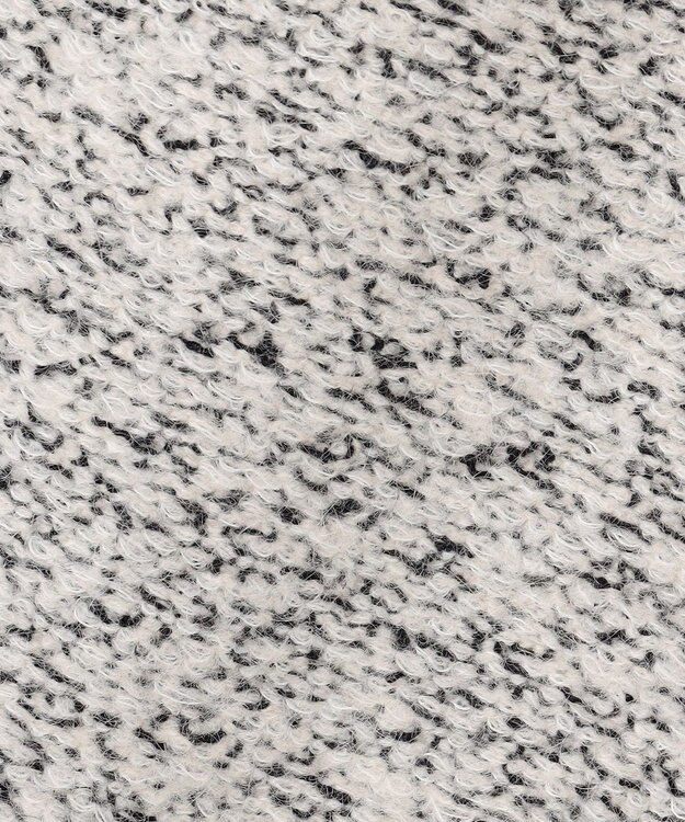 uncrave ツイードニット フレアパンツ オフ×ブラック