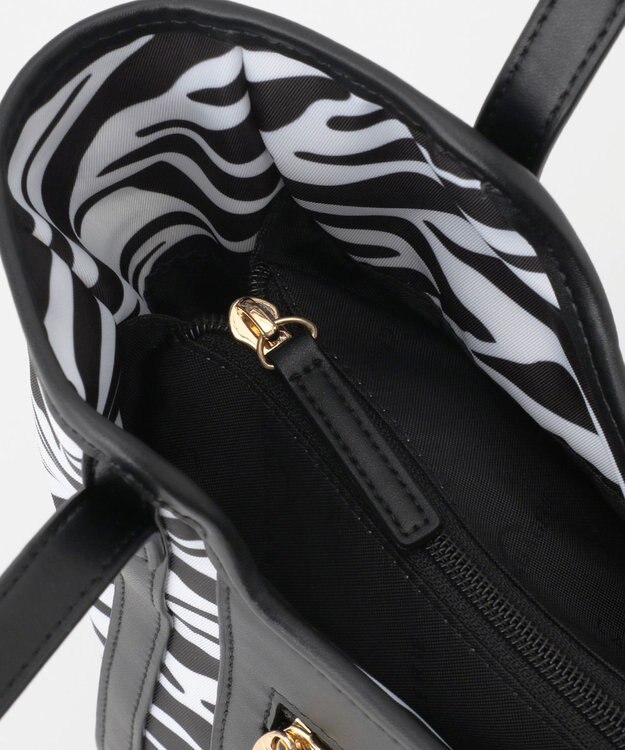 LA BAGAGERIE リサイクルレザー　フラップトート ブルーブラック