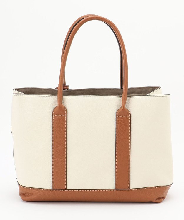 UNBILLION cachecache パーテーションPUトートバッグL キャメル