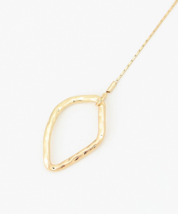 ANY パールアシメネックレス ライトゴールド