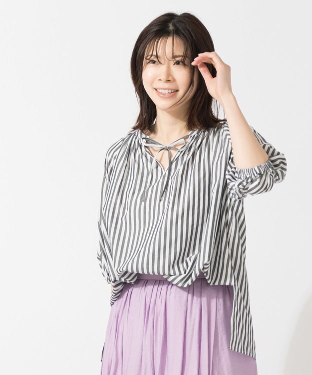 ONWARD Reuse Park 【UNFILO】ブラウス春夏 ブラック