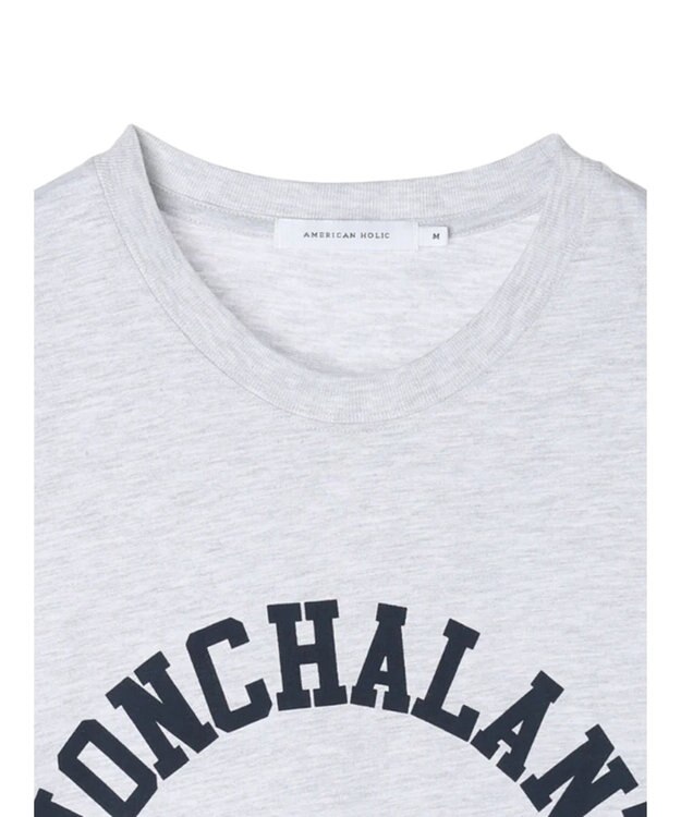 AMERICAN HOLIC ＮＯＮＣＨＡＬＡＮＴ　ＳＴＡＲＩＮＧ　カットチュニック1 Light Gray Mixture