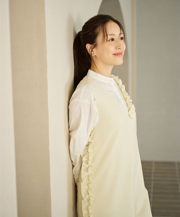 #Newans 【洗濯機可能/ストレッチ】ホイップクリームオールインワン ホワイト