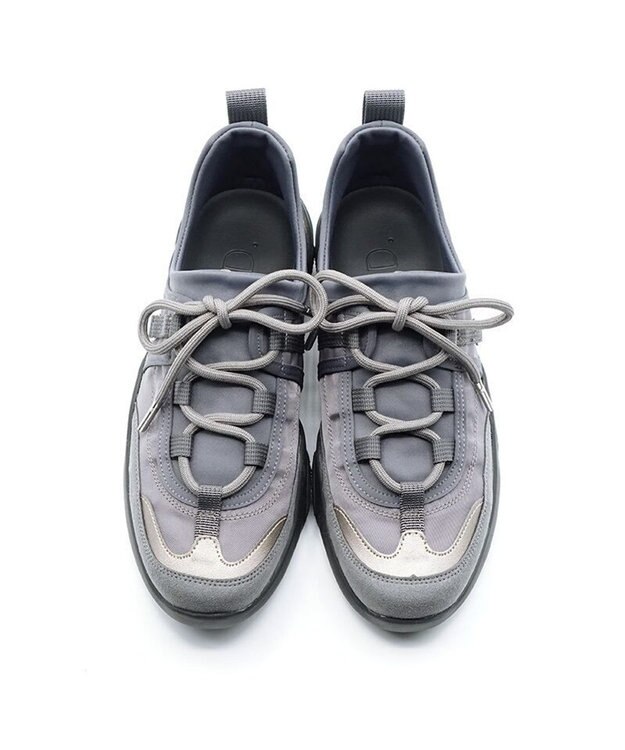 APOM ウォーターレジストレースアップスニーカー グレー