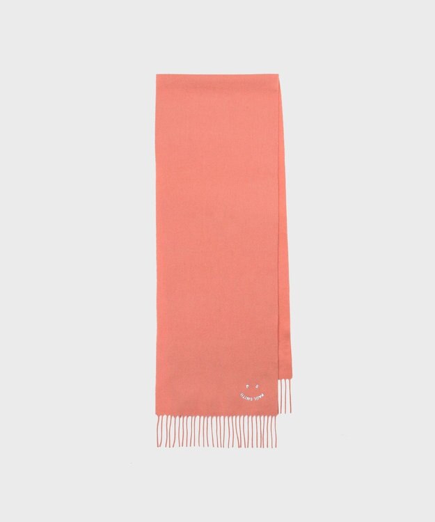 Paul Smith PS Happy エンブロイダリー マフラー ピンク