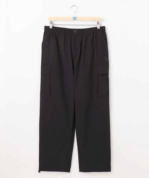 SHARE PARK MENS 【撥水・UVカット・ストレッチ・軽量 】ナイロンカーゴパンツ（Lサイズ） ブラック系