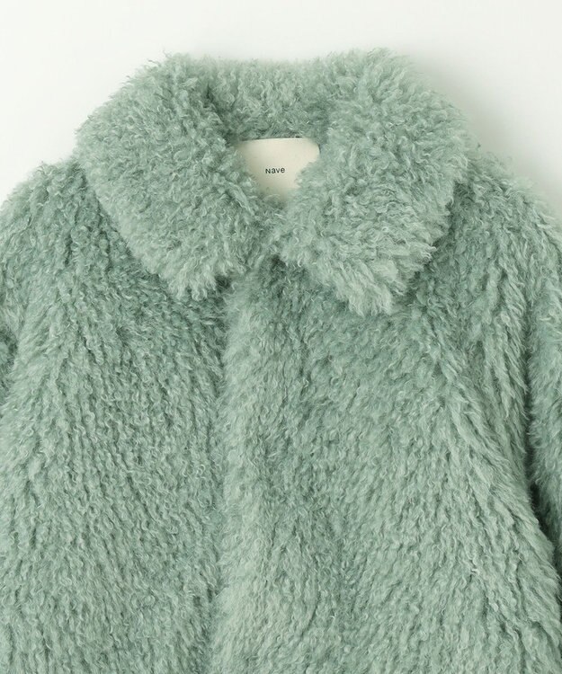 NAVE 【Nave】ニードルボア クロップド ジャケット ミント系