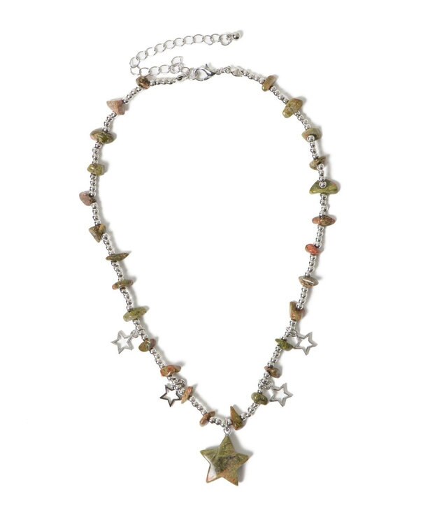 WEGO Lスターストーンデザインネックレス 柄2