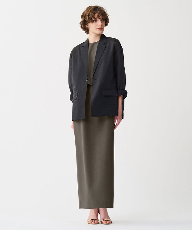 uncrave ウォッシャブルドライサップ ワンピース スレート