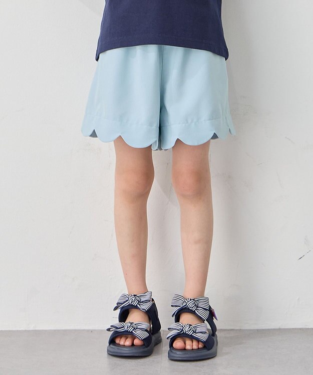 ANY KIDS 【柄が浮き出る】水陸両用 ミラクル ショート パンツ サックスブルー