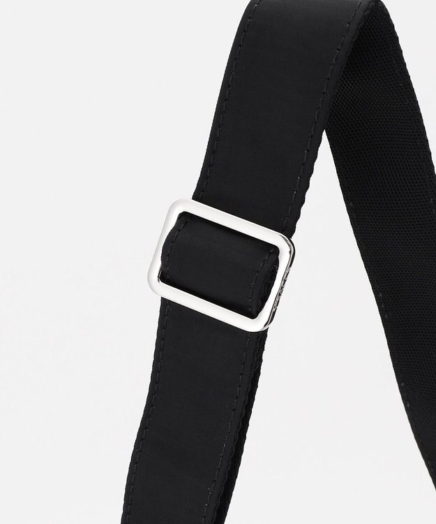 Y'SACCS ポリエステルツイル ショルダーバッグ ブラック