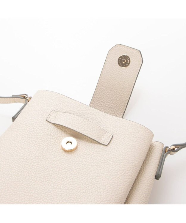 UNBILLION 【テレビ ドラマ着用アイテム】カシュカシュ cachecache / 3つ口縦型ショルダーバッグ アイボリー