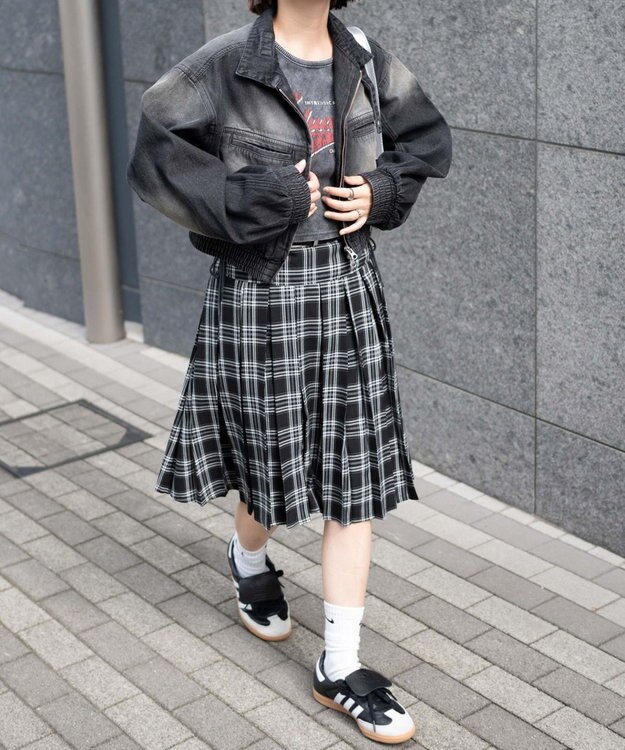 WEGO ヴィンテージウォッシュバイカージャケット ブラック