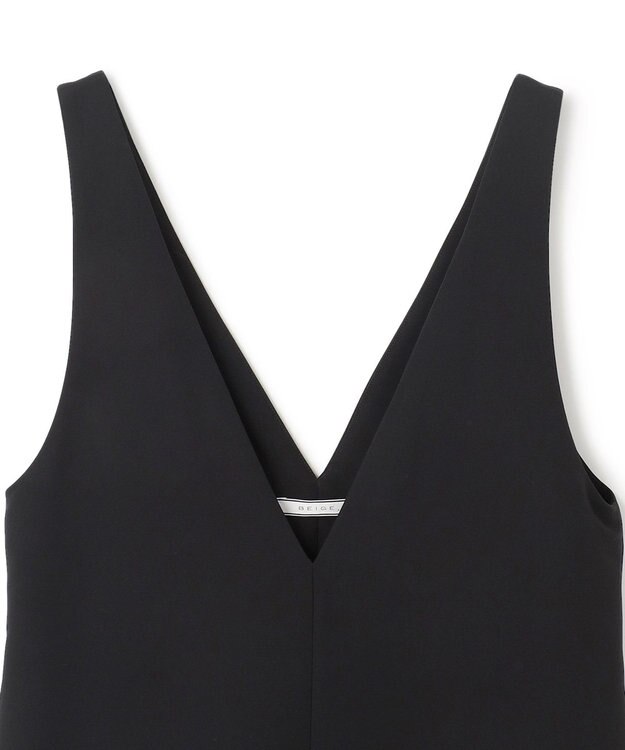 BEIGE， 【S-size】MALHER / ジャンパードレス Black