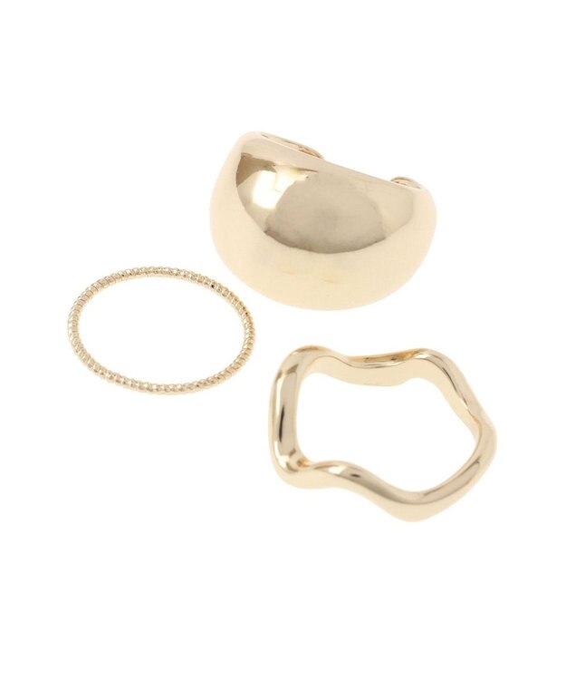 AMERICAN HOLIC プランプ３ｓｅｔリング Gold