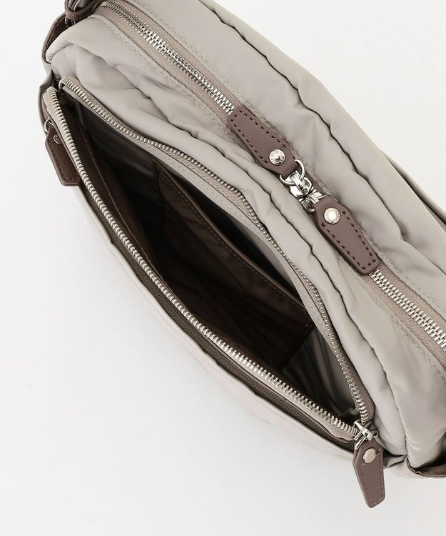 Y'SACCS ポリエステルツイル ショルダーバッグ グレージュ