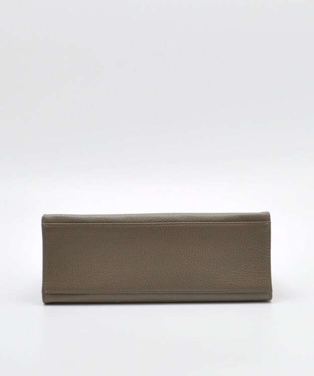 blancle シュリンクレザー ワンハンドルフォーマルバッグ トープ