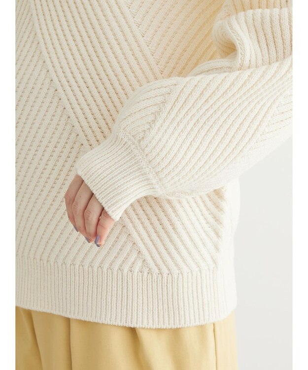 Green Parks ・Ｐｅｔｉｔ　Ｆｌｅｕｒ　ランダムキリカエニット Off White