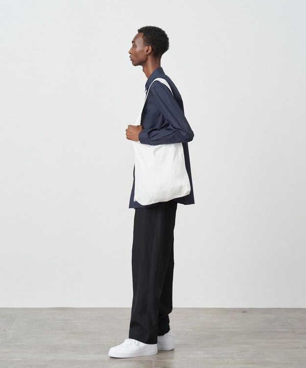 ATON HEMP OXFORD | ミディアムバッグ - UNISEX WHITE