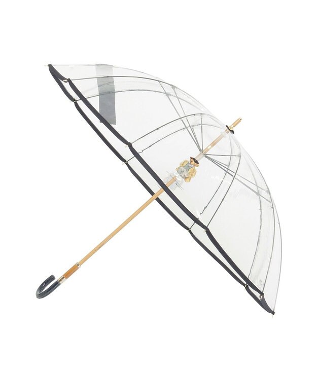 MOONBAT POLO RALPH LAUREN（ポロ ラルフローレン) ビニール傘 TPU×SEASONAL BEAR 雨傘 長傘 ネイビーブルー