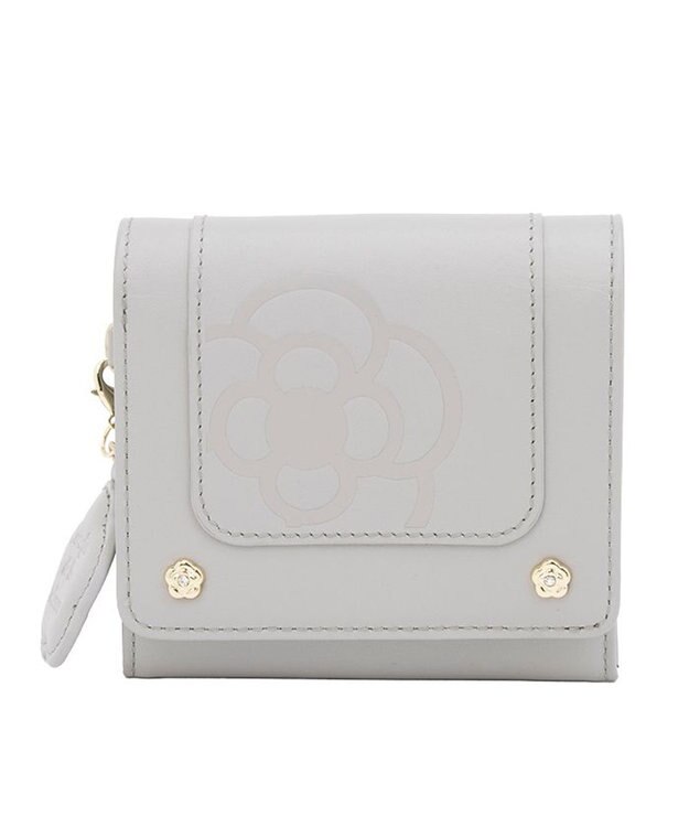 CLATHAS カシス 二つ折り財布 ライトグレー