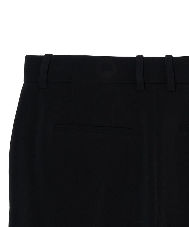 JOSEPH コンフォートクレープ　スリムストレートトラウザーズ Black