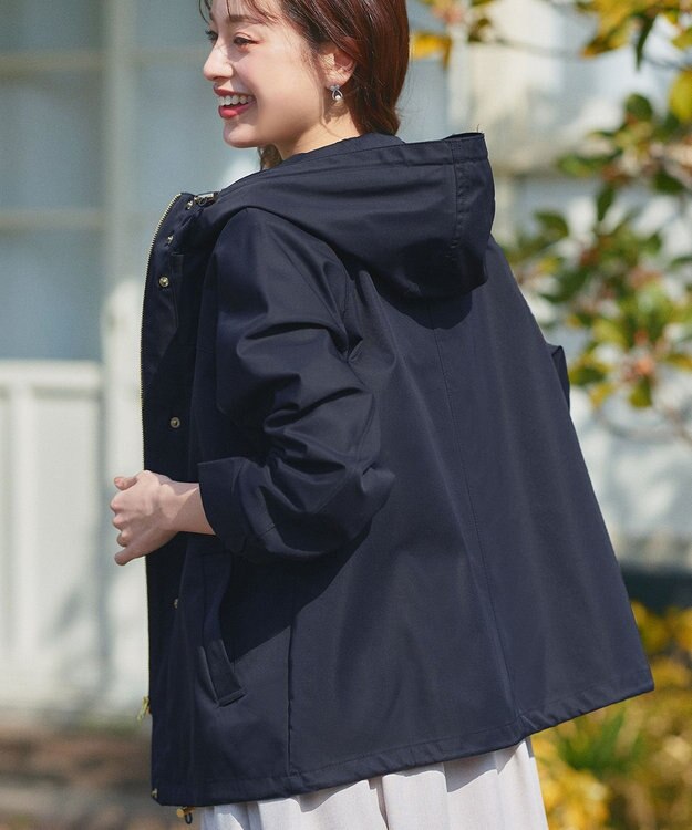 Tiaclasse 【テフロン加工・撥水・花粉ガード】マウンテンパーカー ネイビー