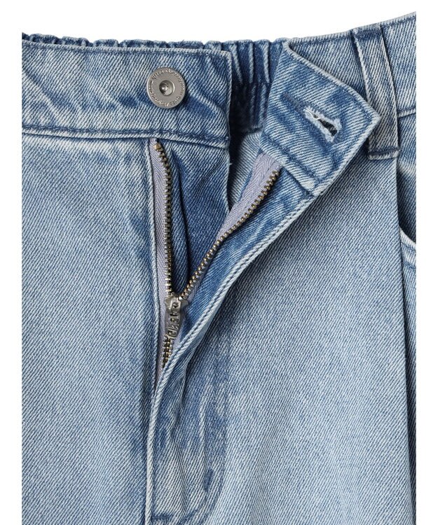 earth music&ecology タックルーズデニムパンツ Light Indigo