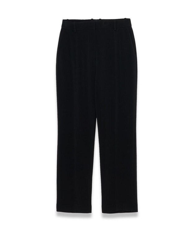 JOSEPH コンフォートクレープ　スリムストレートトラウザーズ Black