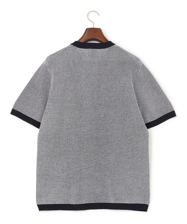 J.PRESS MEN 【HYBRID LINEN】ニットTシャツ ホワイト系1