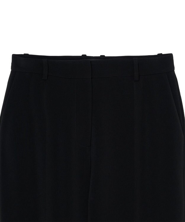JOSEPH コンフォートクレープ　スリムストレートトラウザーズ Black