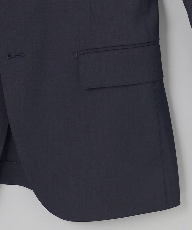 GOTAIRIKU セットアップ対応【防シワ/ストレッチ】ウォッシャブル ウールジャケット(24年モデル) ネイビー系