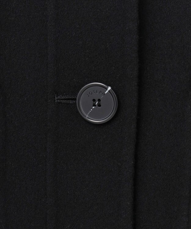 JOSEPH ライトダブルフェイス　ショートコート Black