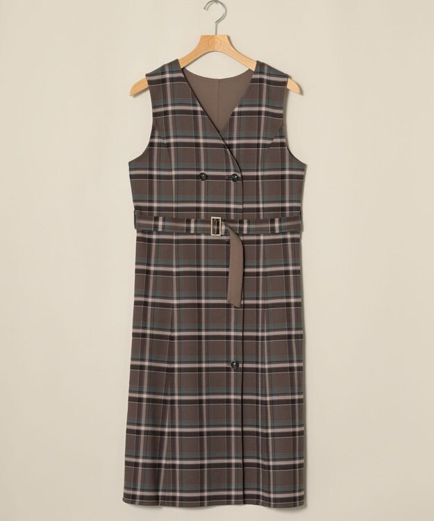 ONWARD Reuse Park 【any SiS】ワンピース秋冬 ブラウン