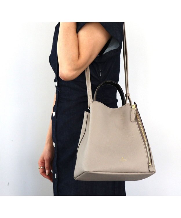 PELLE BORSA 2ウェイショルダーバッグ Reinette レネット 4741 グレージュ