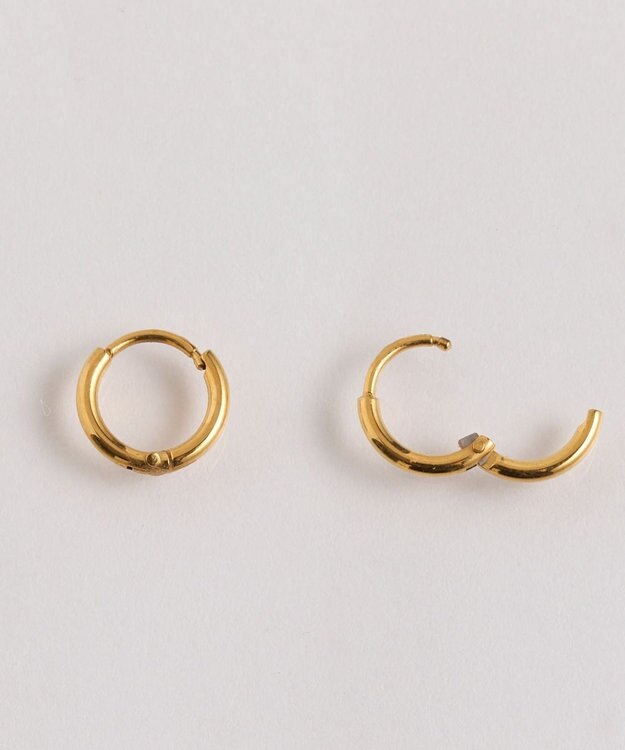 Phoebe 〈シリーズ累計販売10000点突破！〉〈金属アレルギー対応〉ミニフープピアス/サージカルステンレス　ゴールド ゴールド