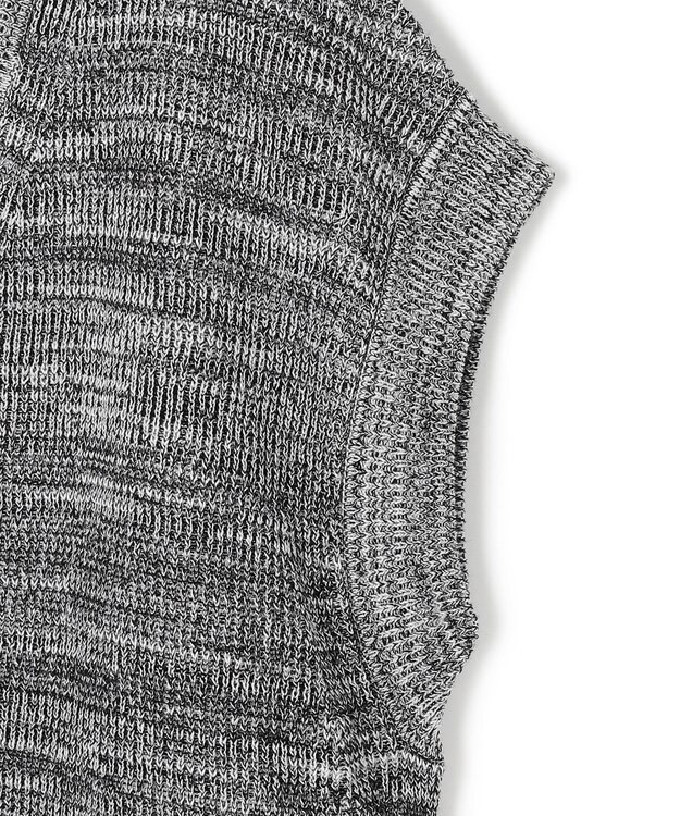 ICB L 【洗える】ルレックスベースダイ プルオーバーニット シルバー系7